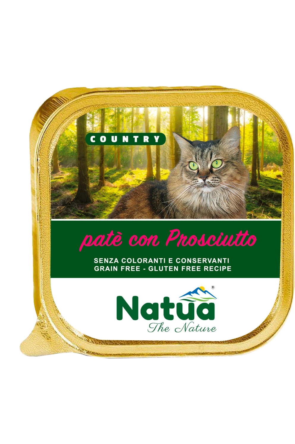 Natua Cat Country Prosciutto 100g Vaschetta Natua Cat Country Prosciutto 100g Vaschetta